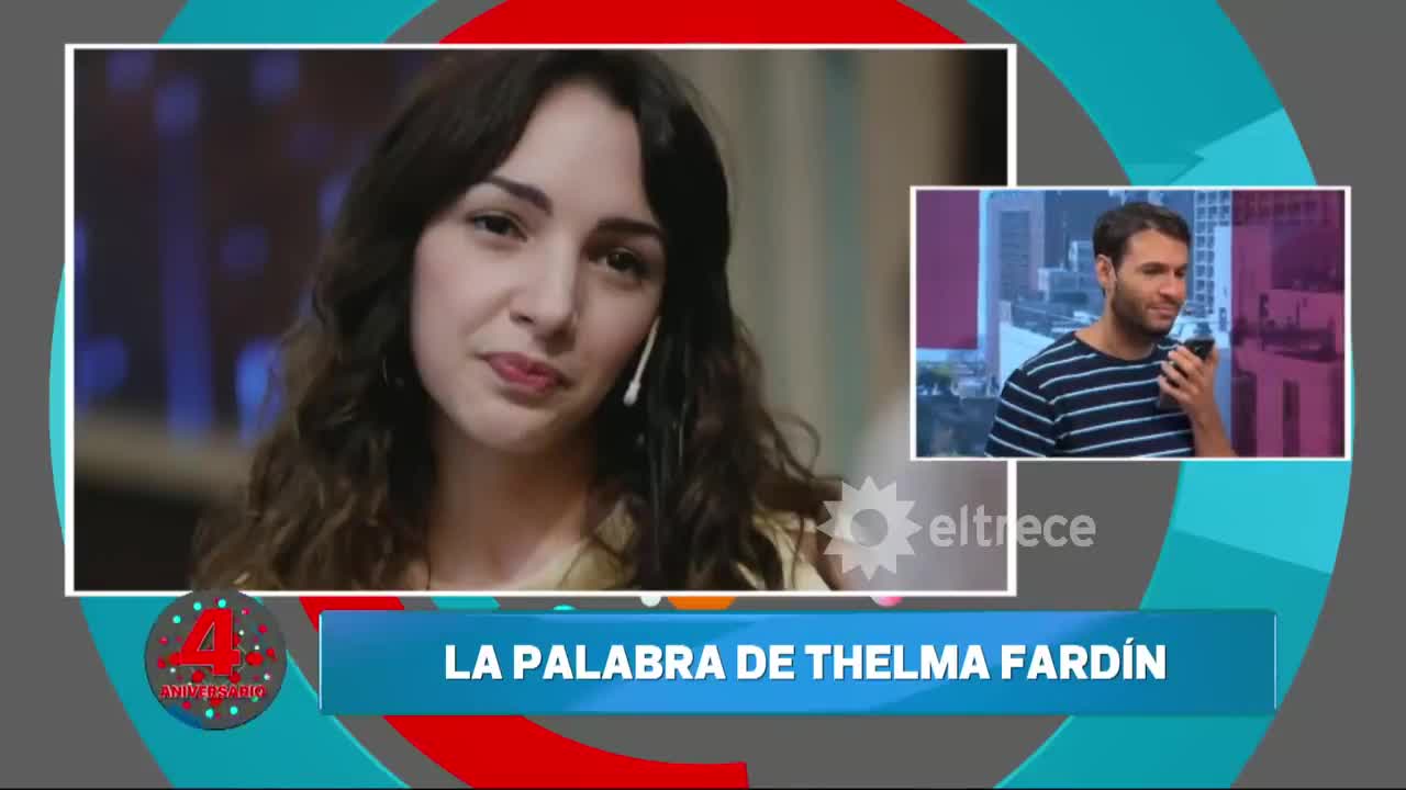 Thelma habló después de los dichos de su media hermana