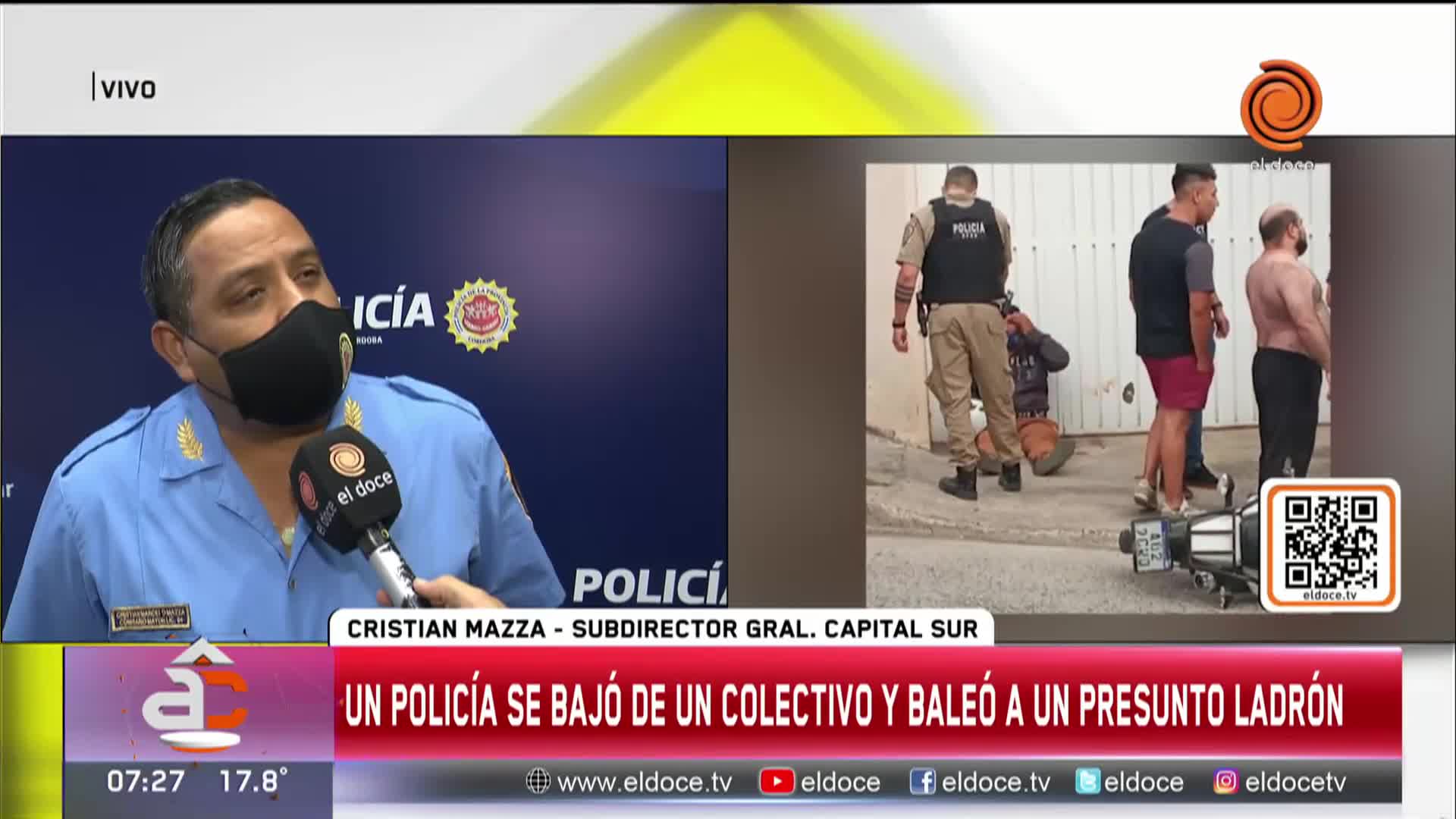 Un policía baleó a un ladrón en Córdoba: aseguran que lo hizo en defensa propia 