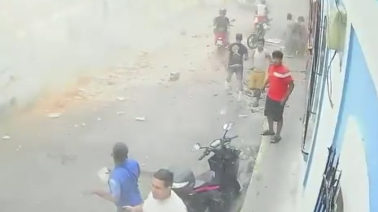 Impactante: una cámara captó cómo fue el comienzo del terremoto en Venezuela