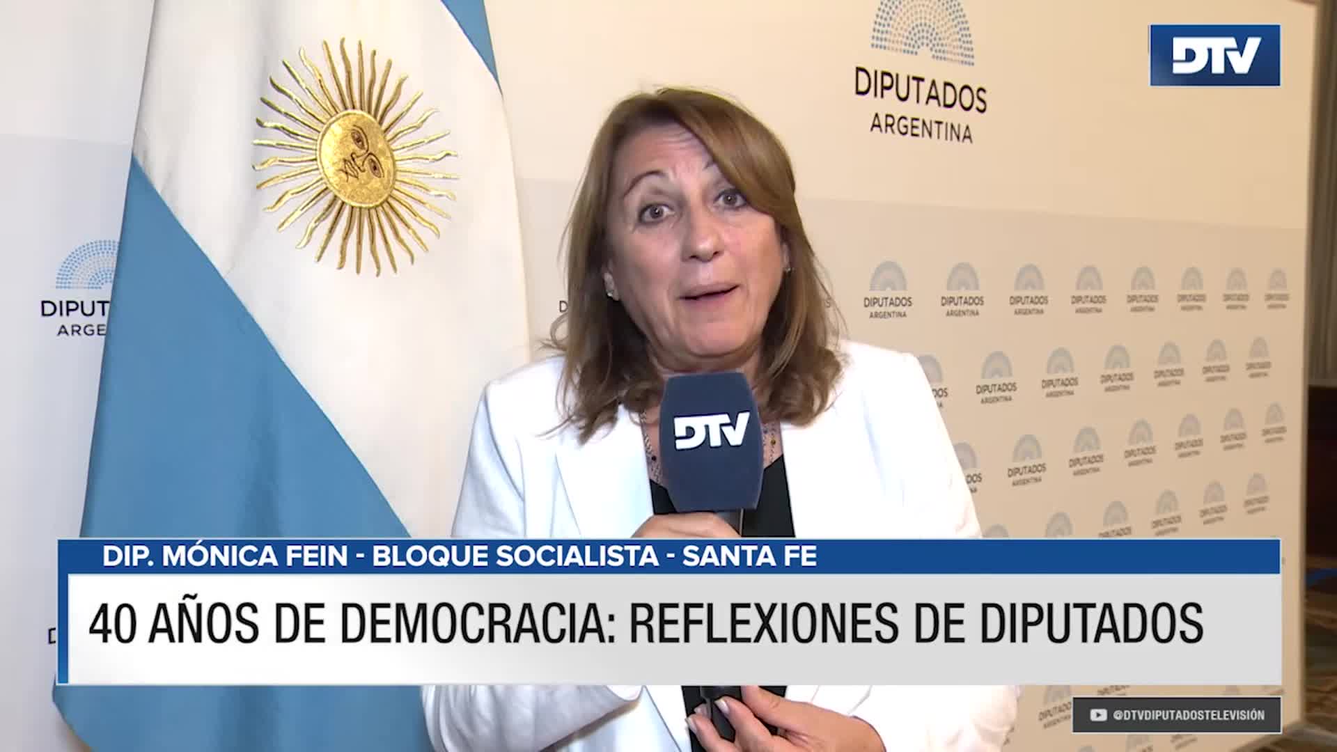 Diputados y los 40 años en democracia