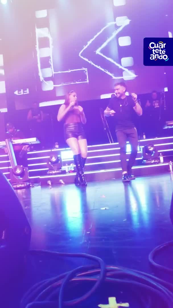 Pablo Tamagnini fue sorprendido por su hija Mara en pleno show