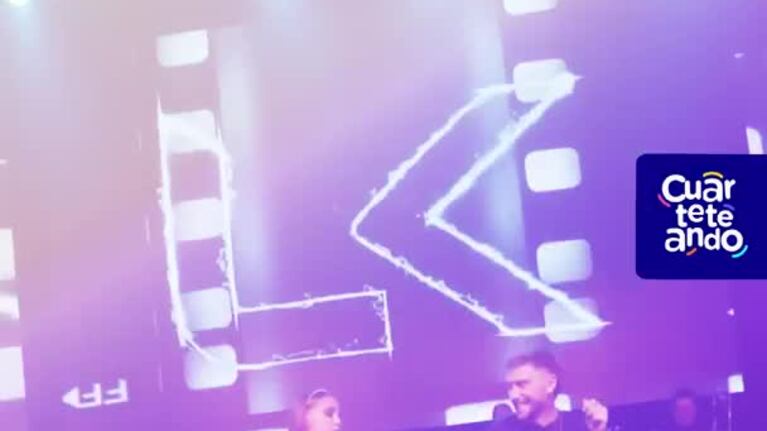 Pablo Tamagnini fue sorprendido por su hija Mara en pleno show