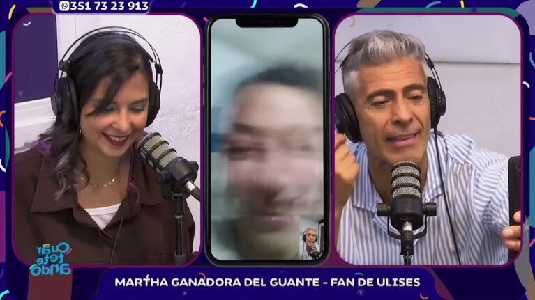 Finalizó el sorteo del guante de Ulises Bueno en Cuarteteando Más