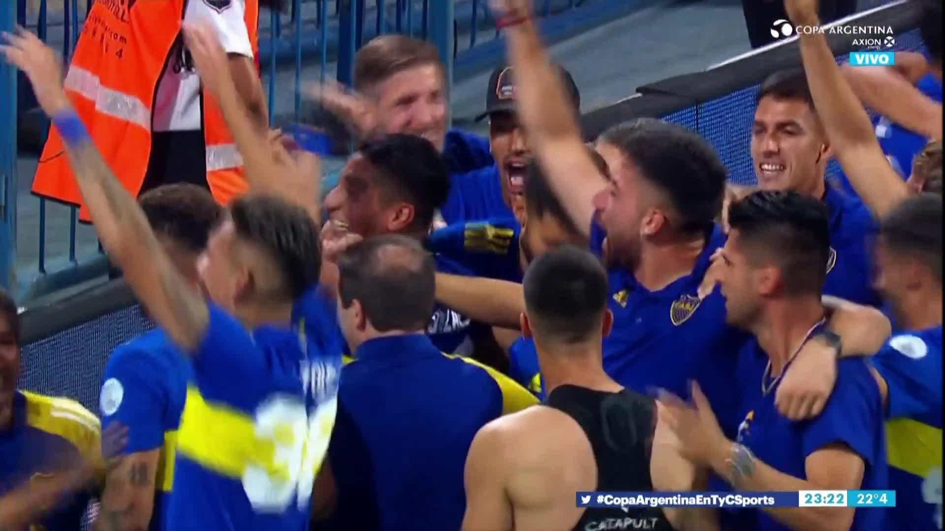 El festejo por el Boca campeón de la Copa Argentina