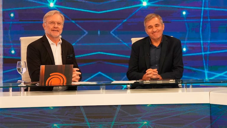 La sorpresa del Lagarto para Lalo Freyre y Jorge Cuadrado en el último Telenoche juntos