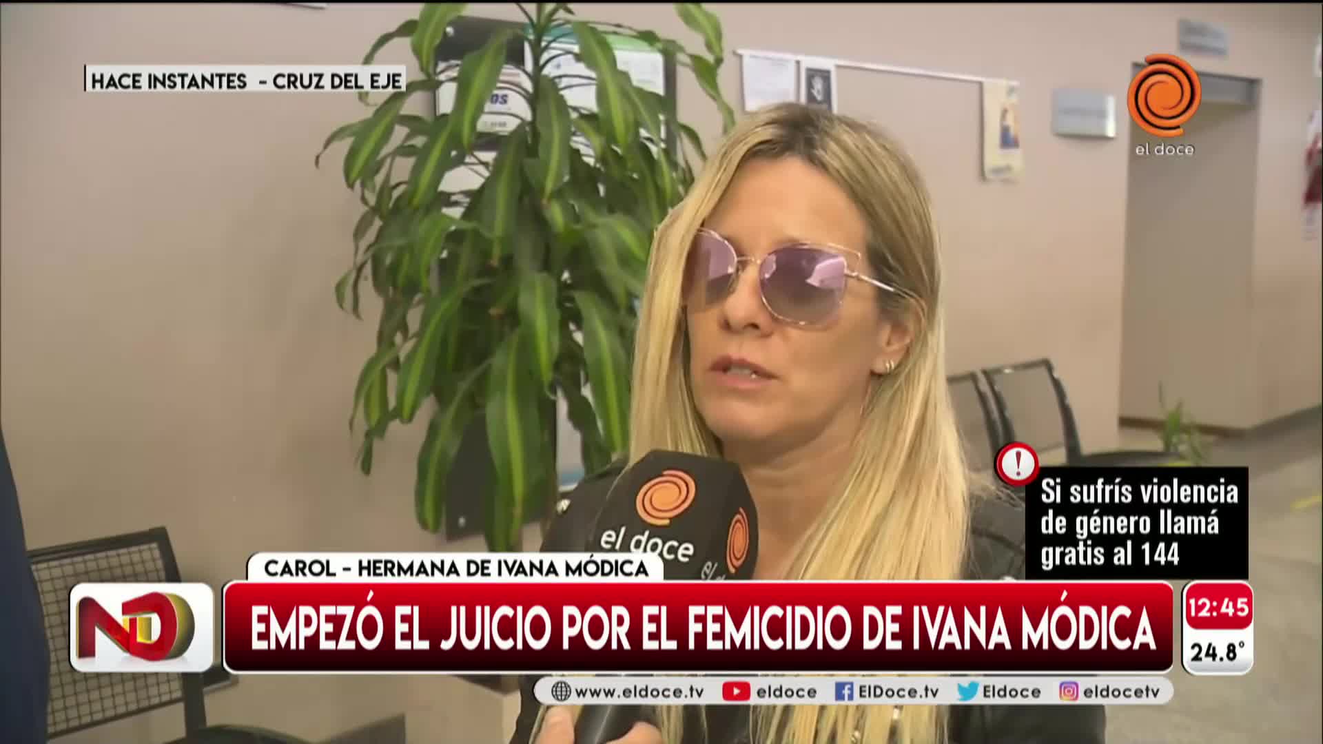 El femicida Galván en el juicio por Ivana Módica: el dolor de la hija de la víctima