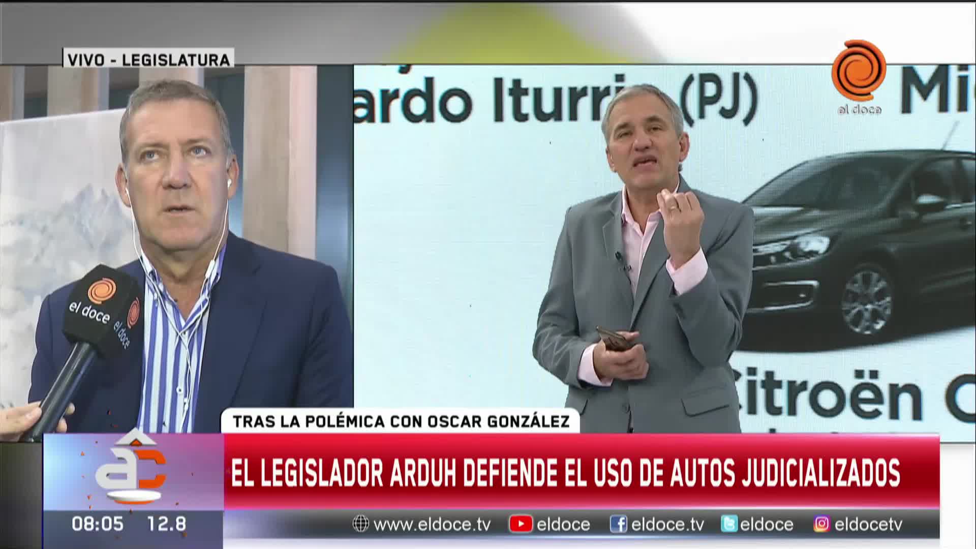 El Legislador Arduh explicó el uso que le da al auto que le asignó la Justicia