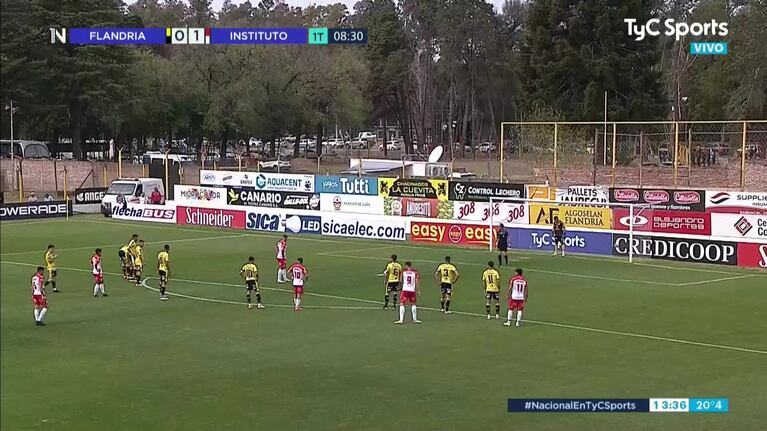De penal, Graciani hizo el segundo para Instituto