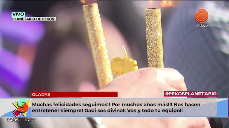El feliz cumple a Seguimos en El Doce