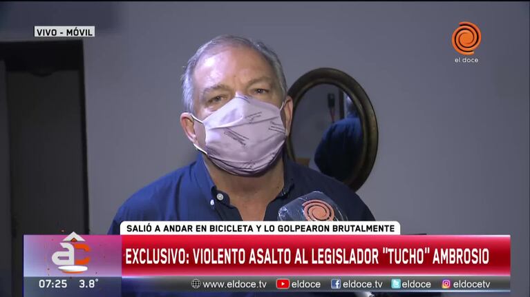 El legislador Ambrosio contó cómo fue el brutal robo