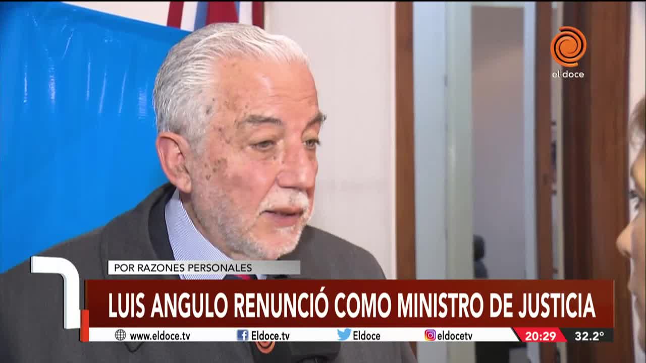 Angulo renunció a su cargo de ministro de Justicia: ¿cuál es el plan de Schiaretti?