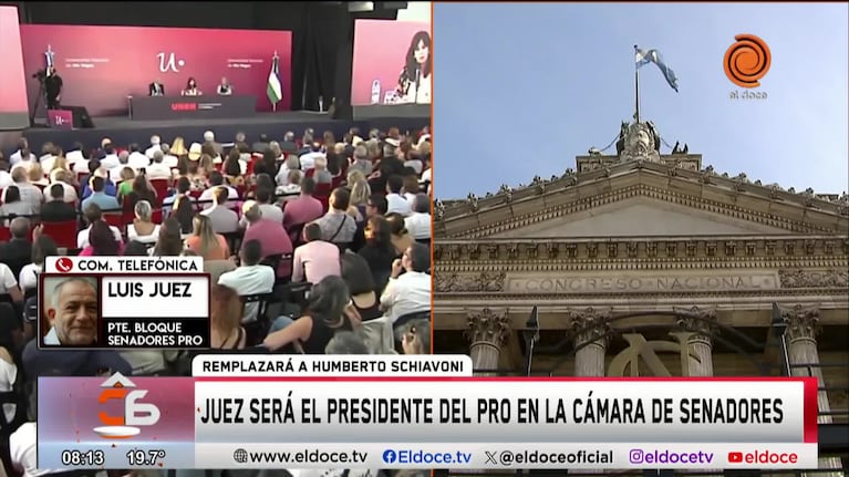 Juez analizó el futuro del PRO en el Senado y apuntó a CFK por la Magistratura
