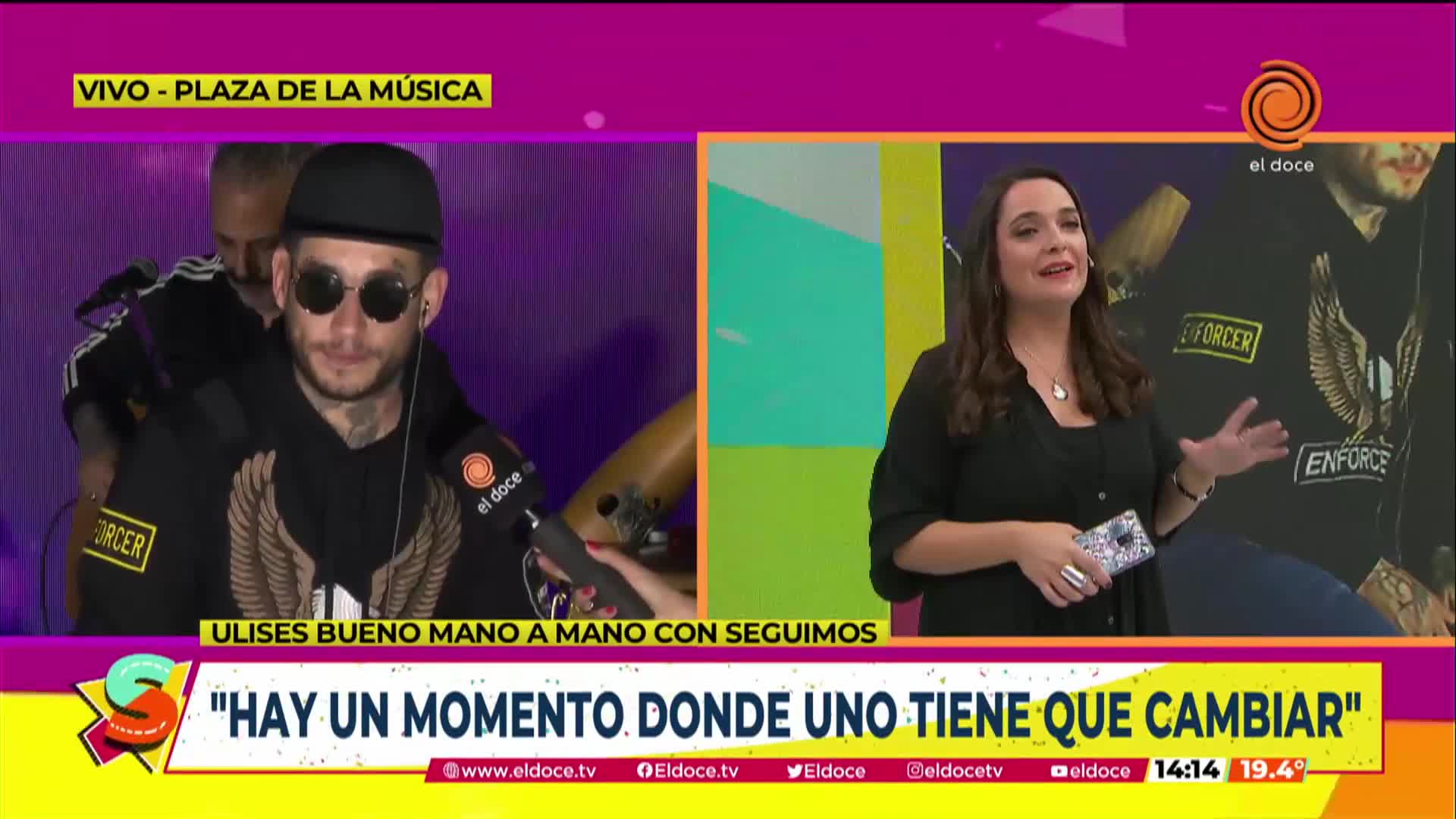 Ulises Bueno en Seguimos en El Doce