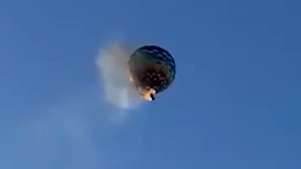 Un globo aerostático se incendió en Brasil y hay al menos 8 muertos