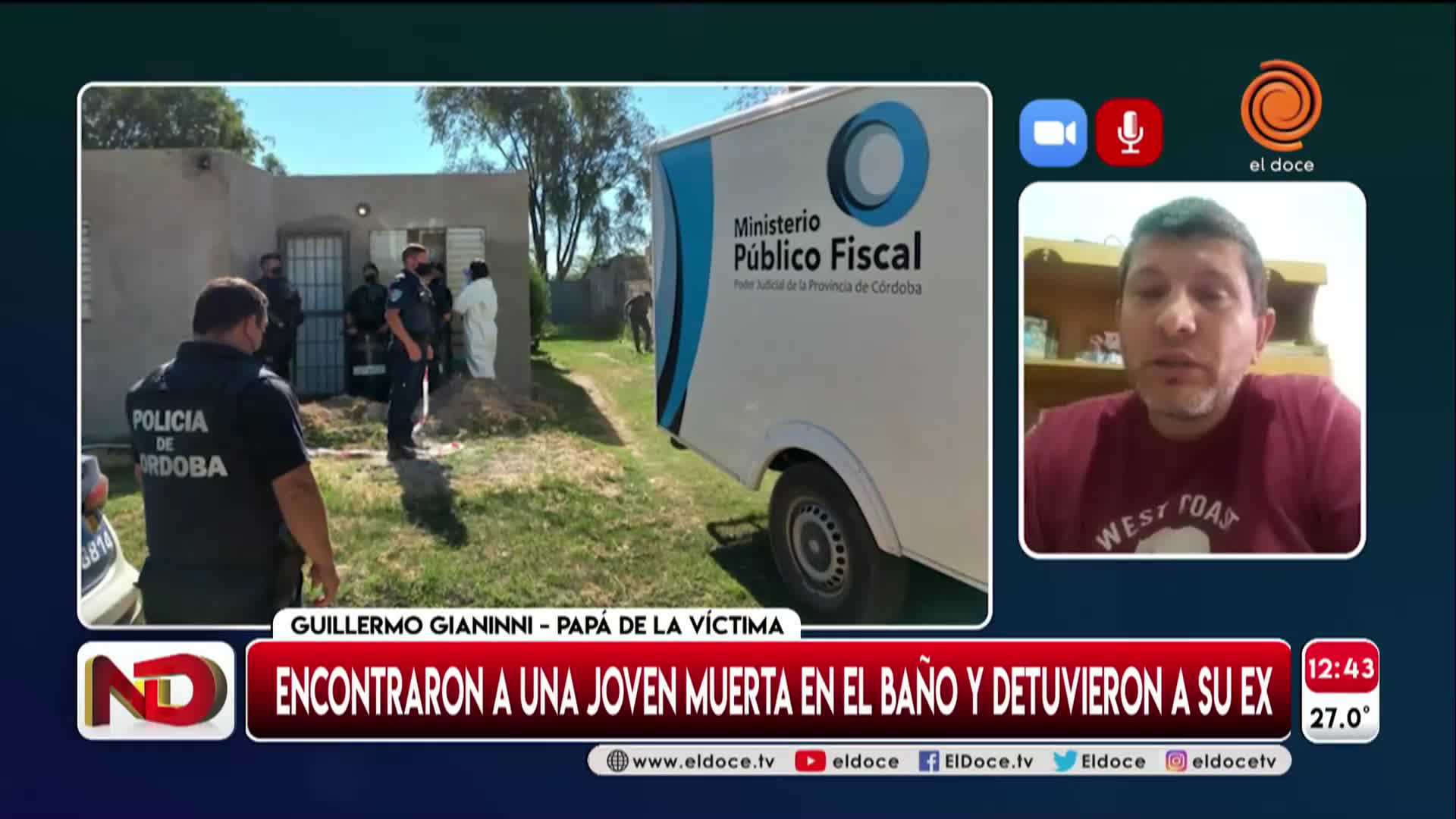 Femicidio en Río Cuarto: "La tuvimos que velar a cajón cerrado"