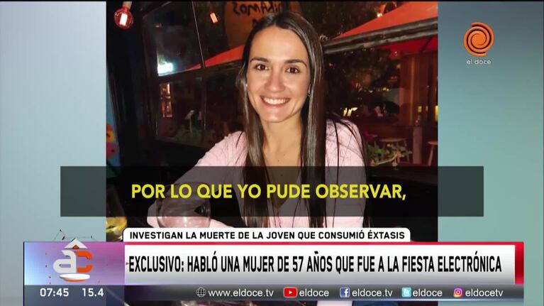 Reveladores datos de una mujer que estuvo en la fiesta electrónica de Malagueño