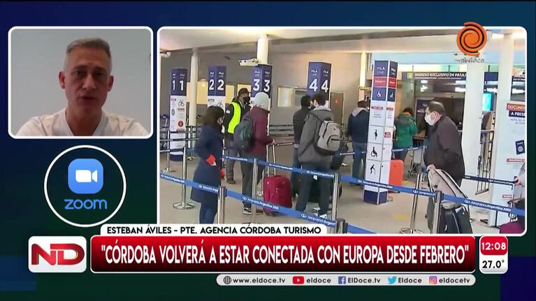 Vuelven los vuelos internacionales desde Córdoba