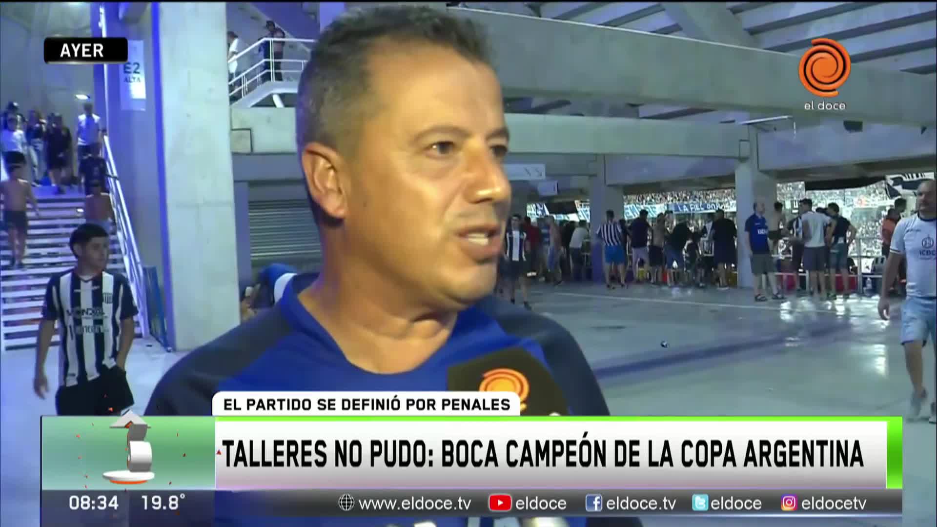 Sin reproches tras la derrota: los hinchas de Talleres, entre la alegría y la bronca