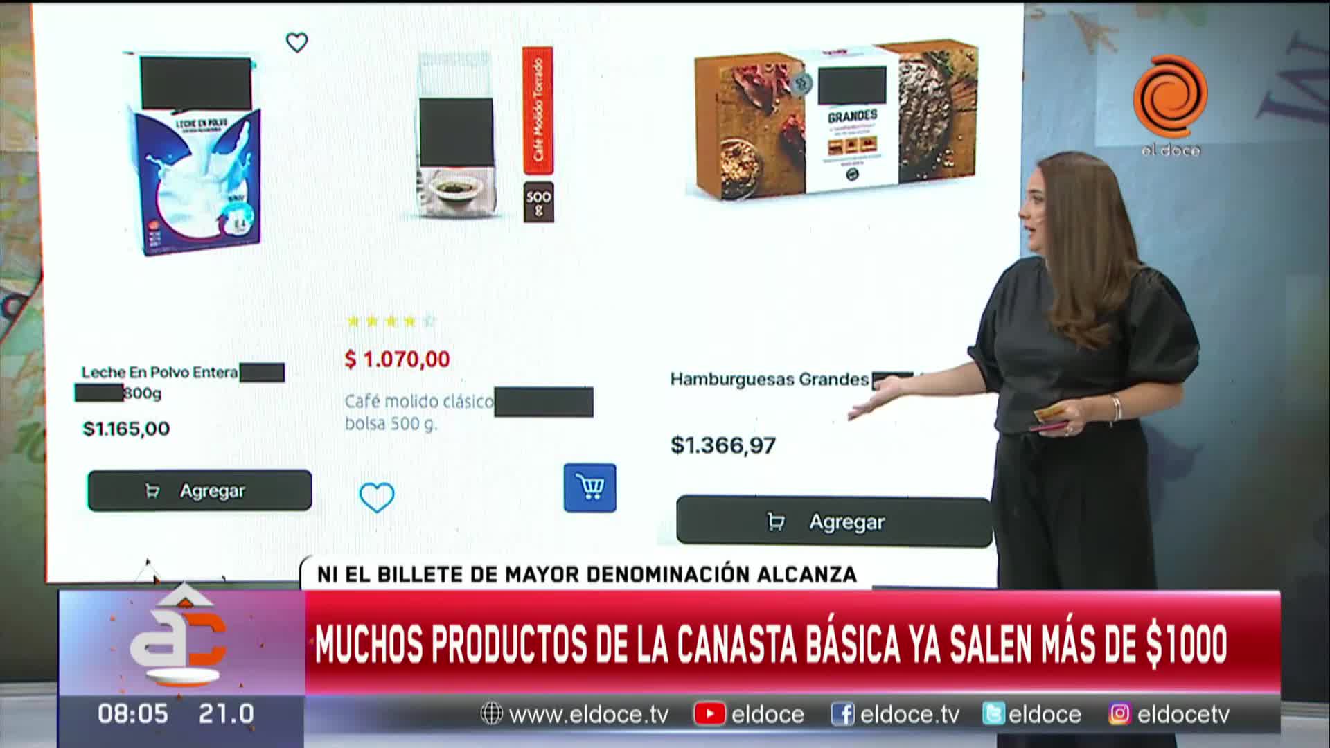 Qué productos de la Canasta Alimentaria por kilo no se pueden comprar con mil pesos