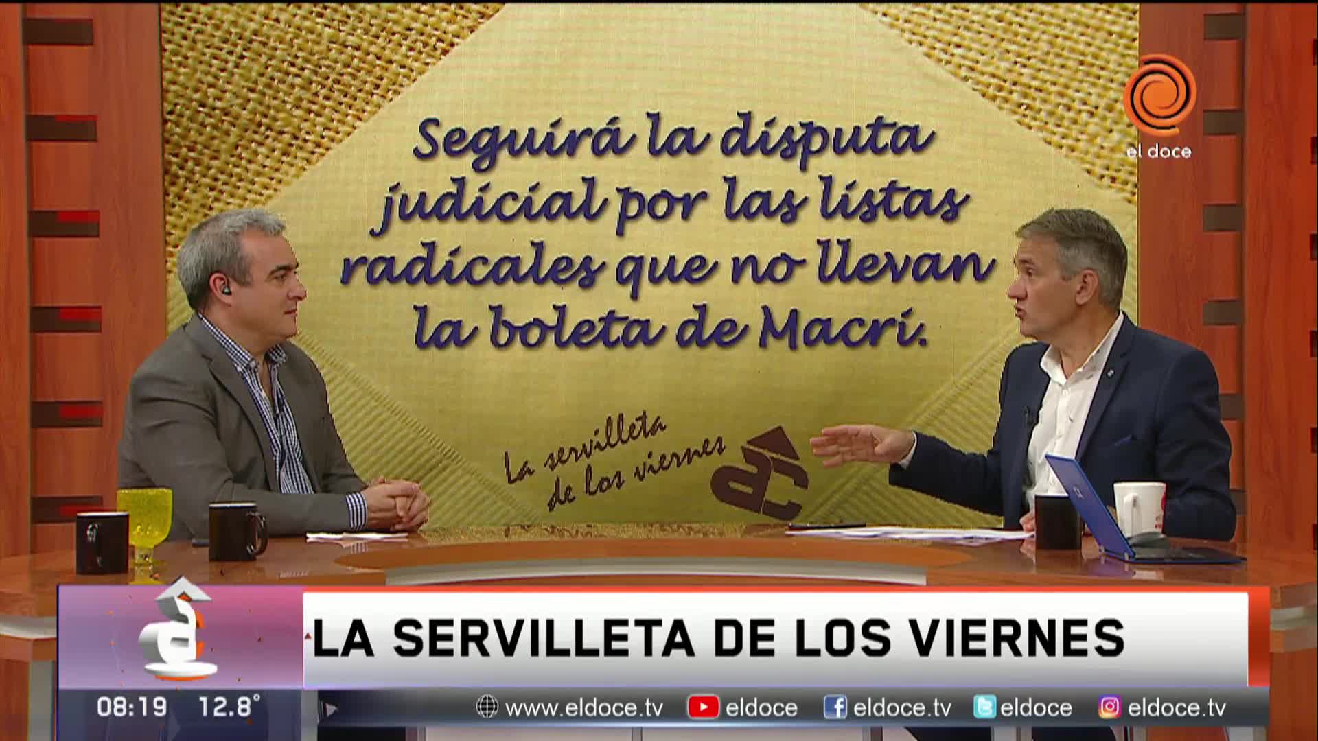 La servilleta del viernes 12 de julio