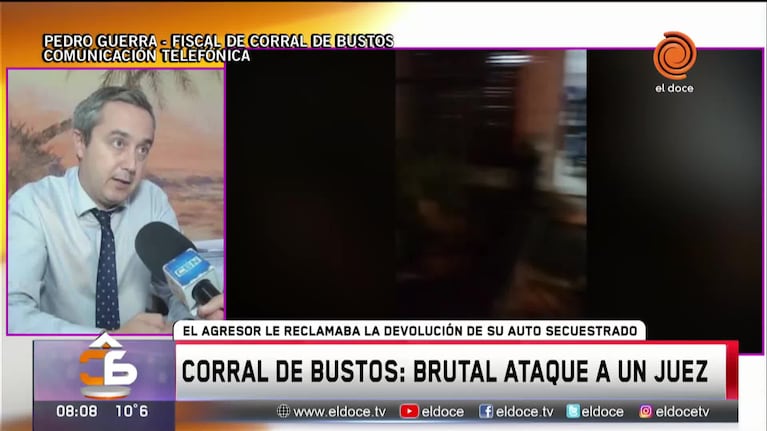 Corral de Bustos: brutal ataque a un juez