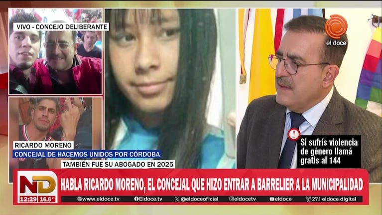 Ricardo Moreno se desligó de Claudio Barrelier