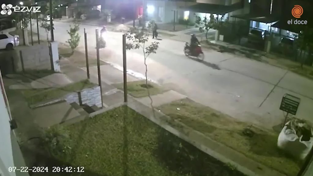 El robo de la moto en barrio Liceo Procrear