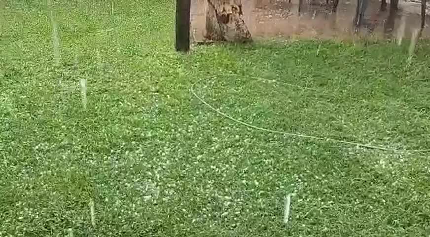 Granizo en Carlos Paz