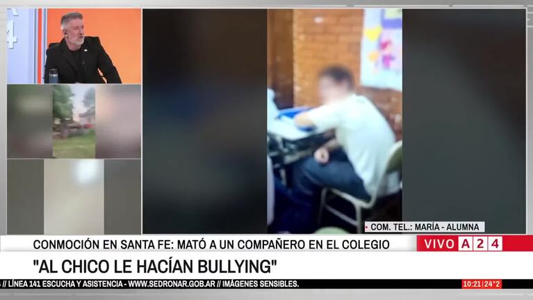 El video que mostraría al atacante siendo víctima de bullying