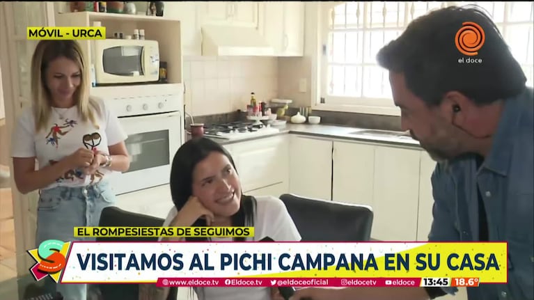 El Pichi Campana le abrió las puertas de su casa a Seguimos