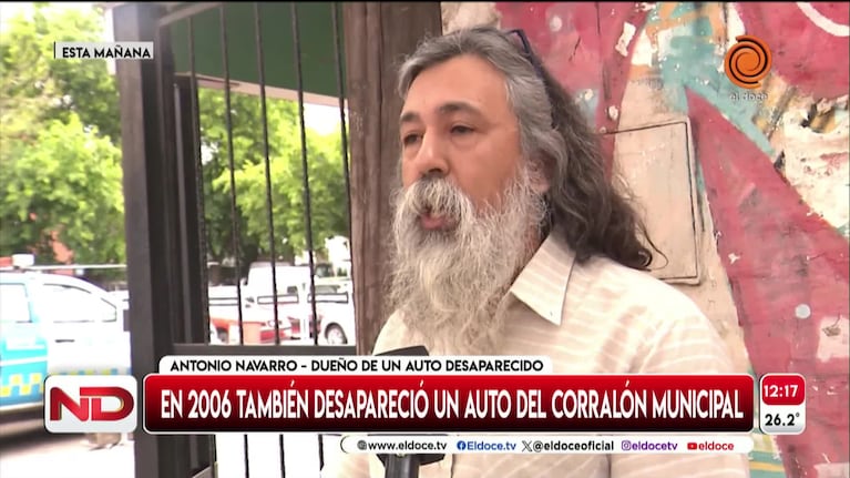 Aseguró que su auto falta del corralón municipal desde 2006