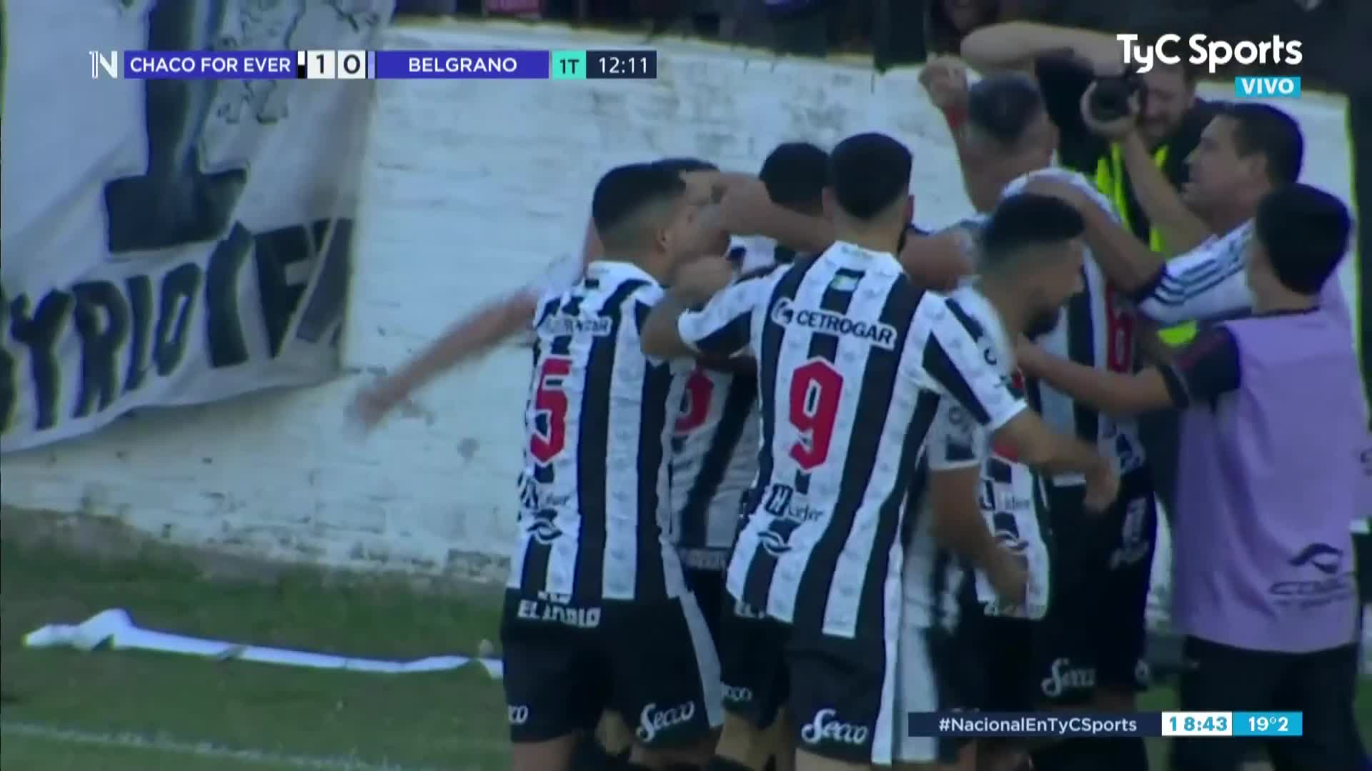 Chaco For Ever abrió el marcador ante Belgrano