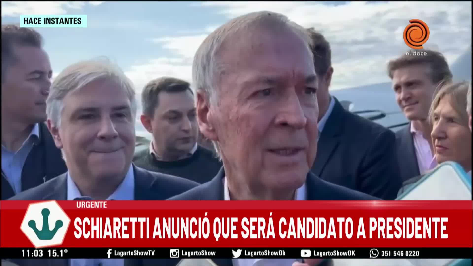 Schiaretti será candidato a presidente