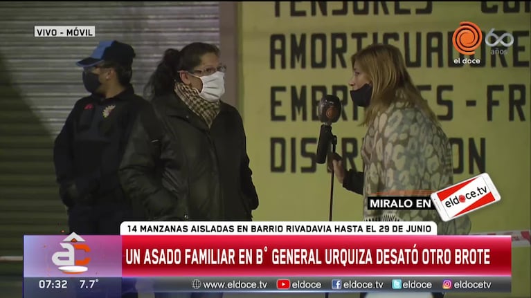 Brote en barrio Rivadavia: la situación en la zona bloqueada