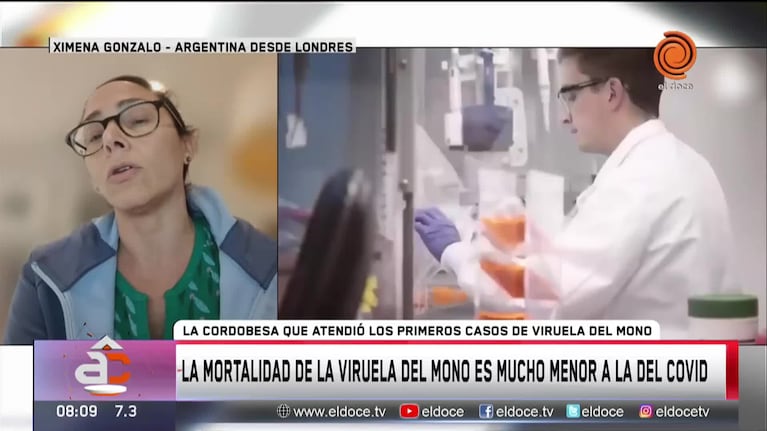 Una médica de Córdoba asistió a los primeros infectados de viruela del mono en Londres