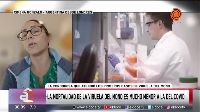 Una médica de Córdoba asistió a los primeros infectados de viruela del mono en Londres