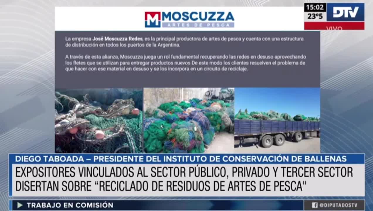 Diputados debatió sobre el reciclado de residuos de pesca