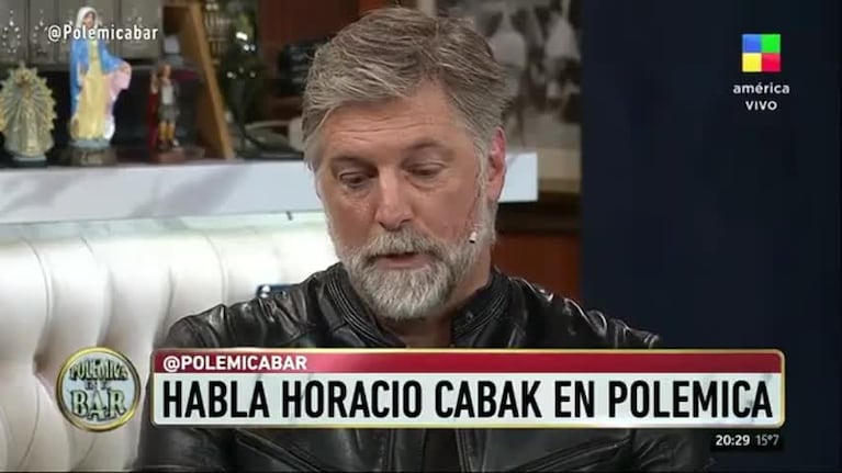 Horacio Cabak habló sobre las acusaciones de infidelidad