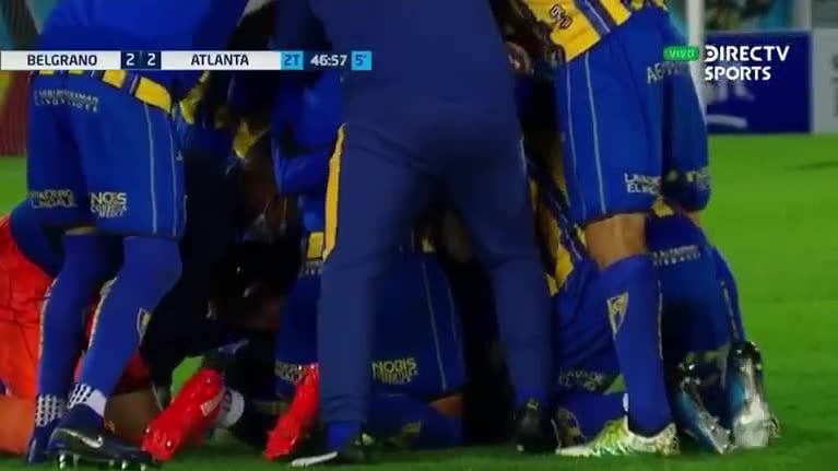Atlanta le empató a Belgrano en el final del partido