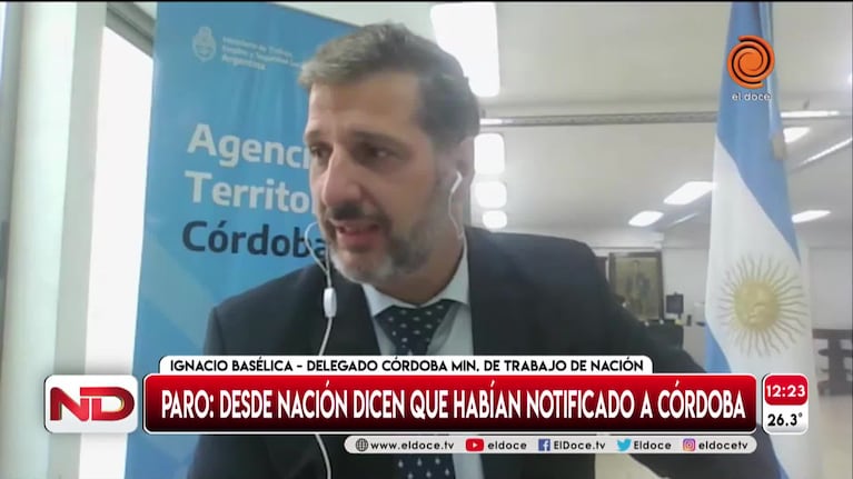 Paro de colectivos: Nación aclaró que habían notificado a UTA Córdoba