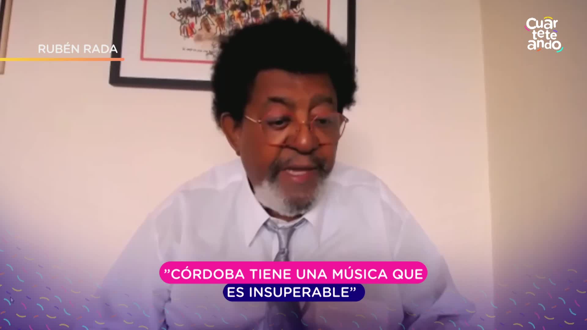 El Negro Rada y su opinión sobre el cuarteto