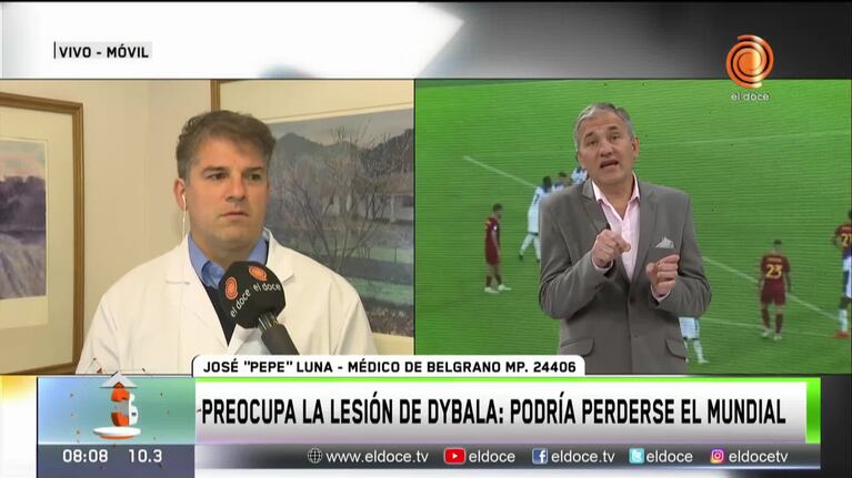 Un médico habló sobre la lesión de Dybala que lo pone en duda para el Mundial