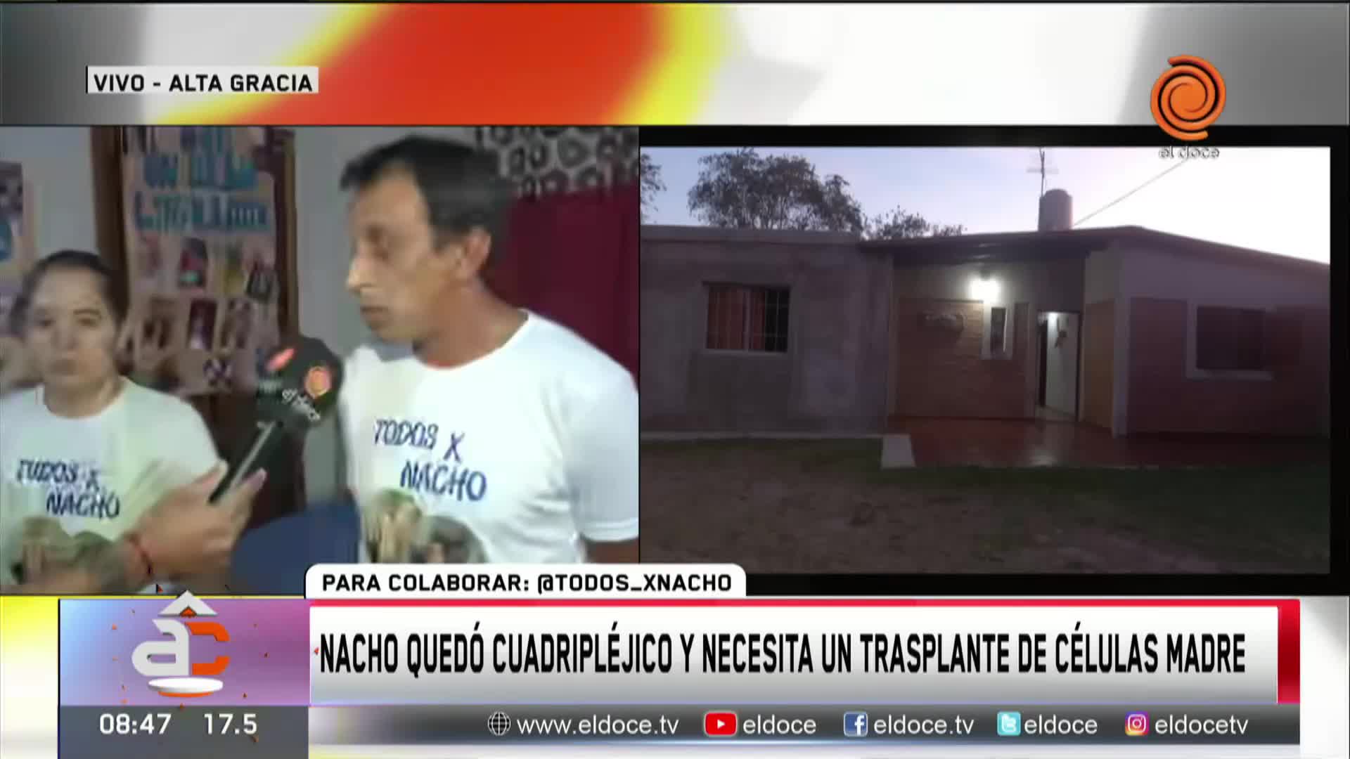 Sufrió un accidente y rifan la casa para ayudarlo