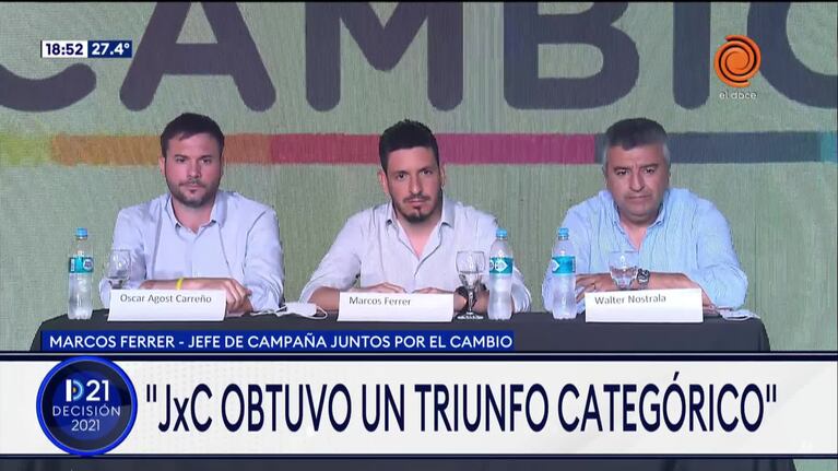 Marcos Ferrer: "Es una gran elección"