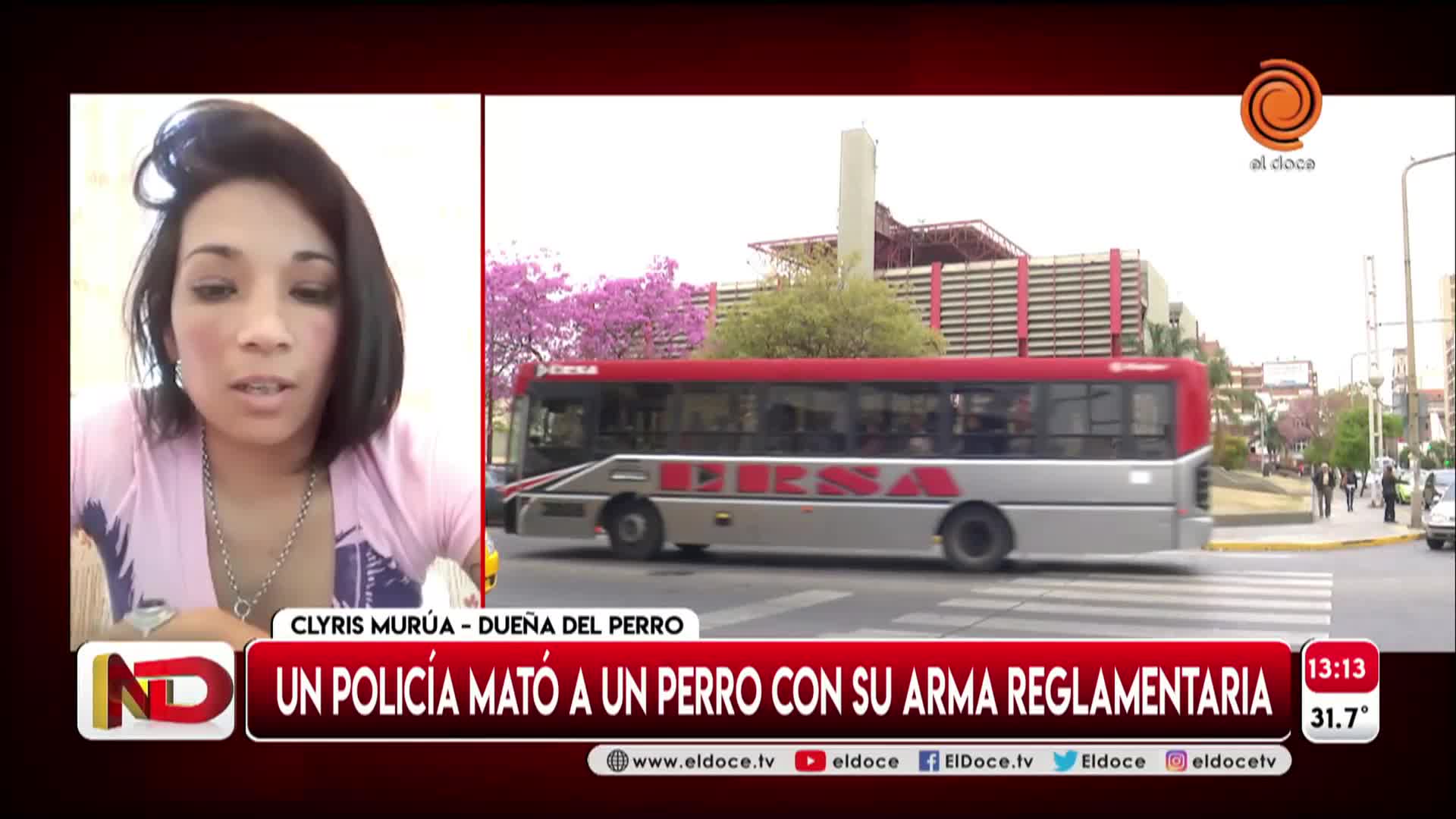 Denuncia que un policía le mató a su perro con el arma reglamentaria