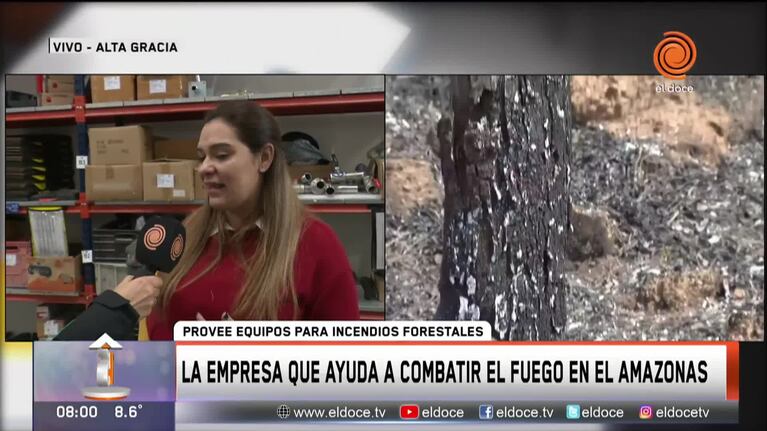 La empresa cordobesa que manda equipos al Amazonas