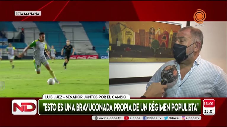 Juez sobre el Fútbol para Todos: "Es una vergüenza y un adoctrinamiento"