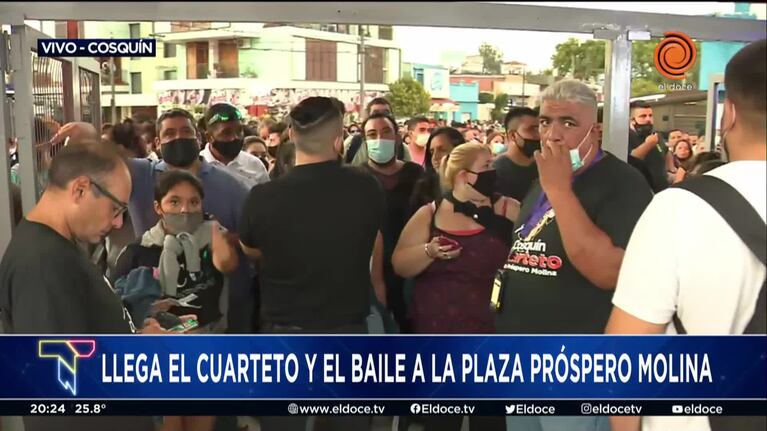 La previa del primer día del Cosquín Cuarteto
