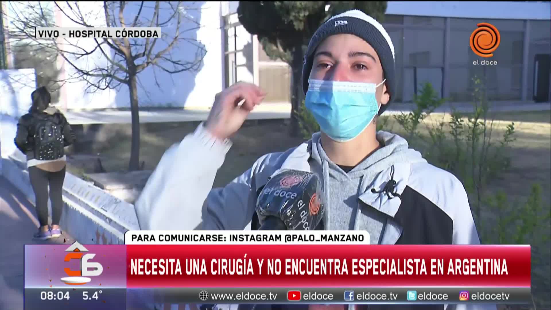 Desesperante reclamo de una joven por una operación