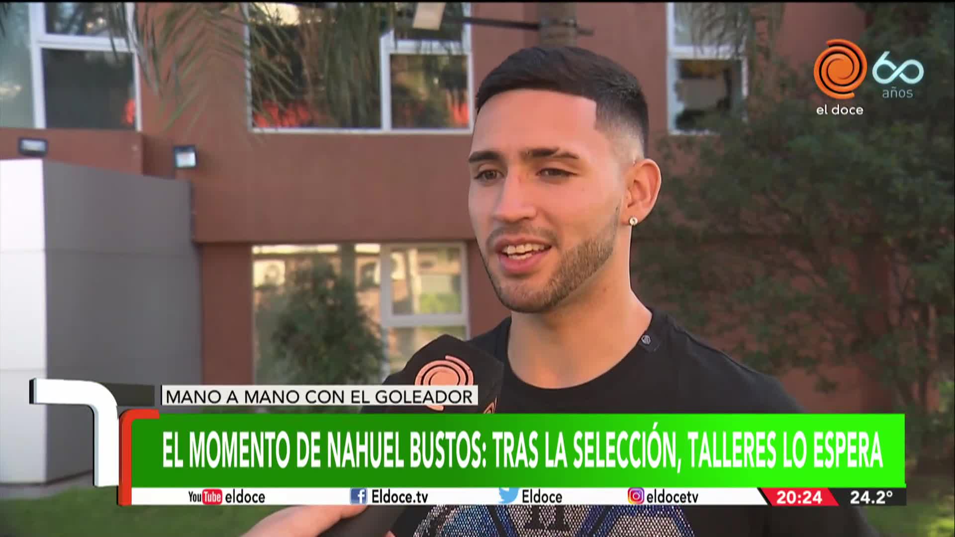 Nahuel Bustos, entre la Sub 23 y Talleres